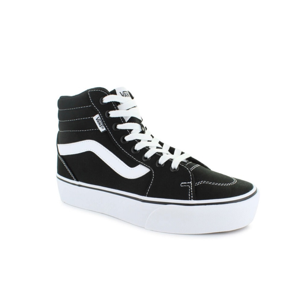 Vans Filmore Hi Platform | Canvas Black/White | Size 6.0